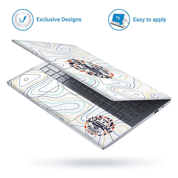 Full Panel Laptop Skin - Bright Future