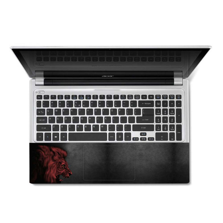 Full Panel Laptop Skin - Brown Roaring Lion