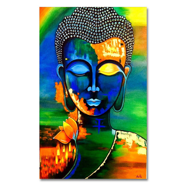 FineArts Rolled Canvas Painting - Buddha BP03