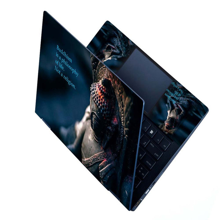 Full Panel Laptop Skin - Buddhism Religion