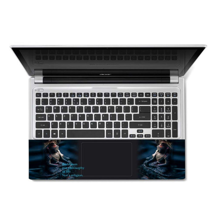 Full Panel Laptop Skin - Buddhism Religion