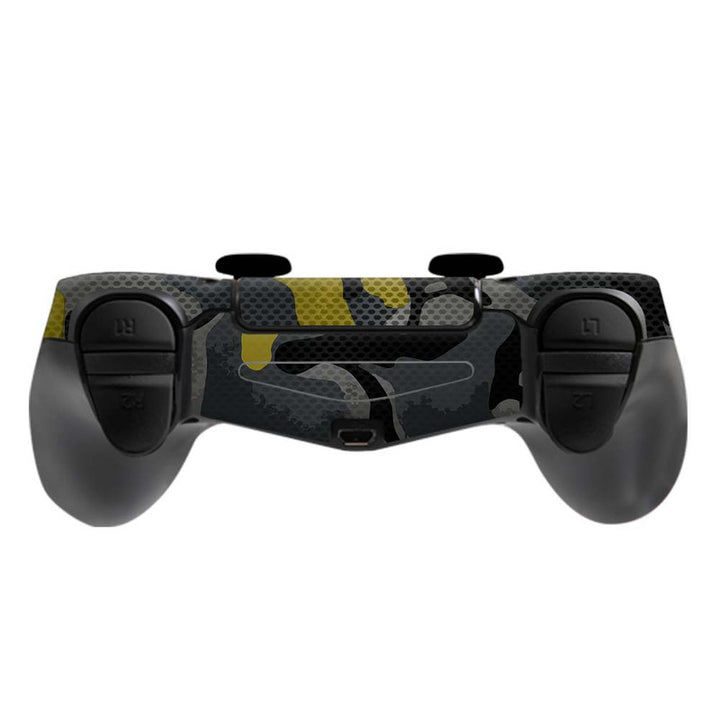 Skin Wrap Vinyl Sticker for DualShock 4 Wireless Controller- Camouflage Black Pattern