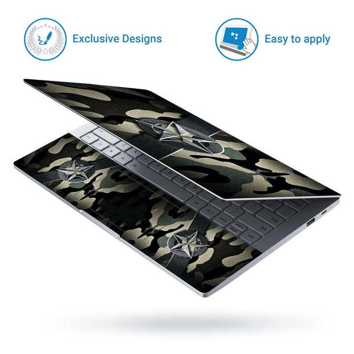 Full Panel Laptop Skin - Camouflage Star