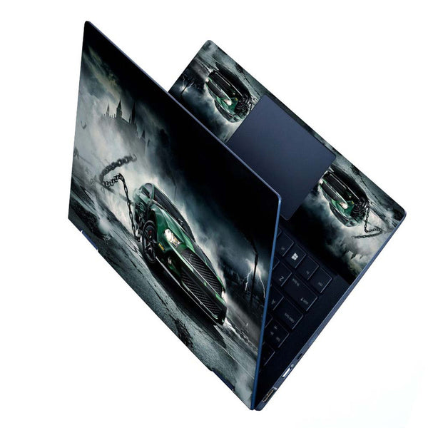 Full Panel Laptop Skin - Car Chain