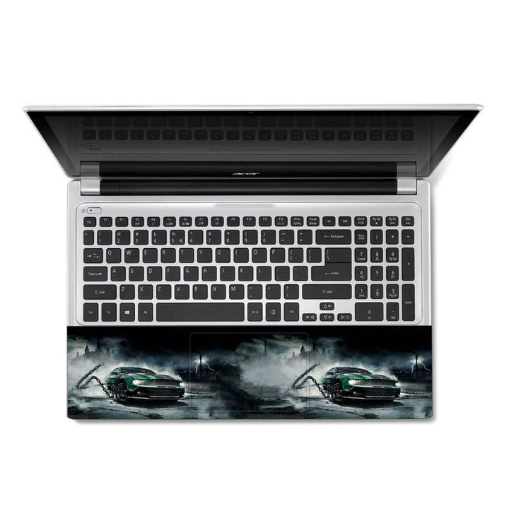 Full Panel Laptop Skin - Car Chain