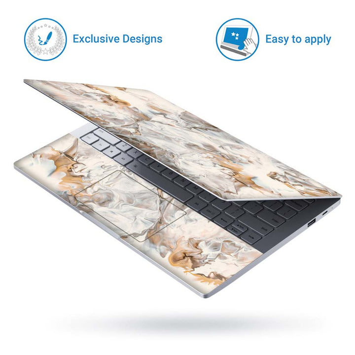 Full Panel Laptop Skin - Caramel Stroke