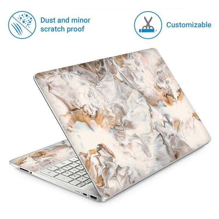 Full Panel Laptop Skin - Caramel Stroke