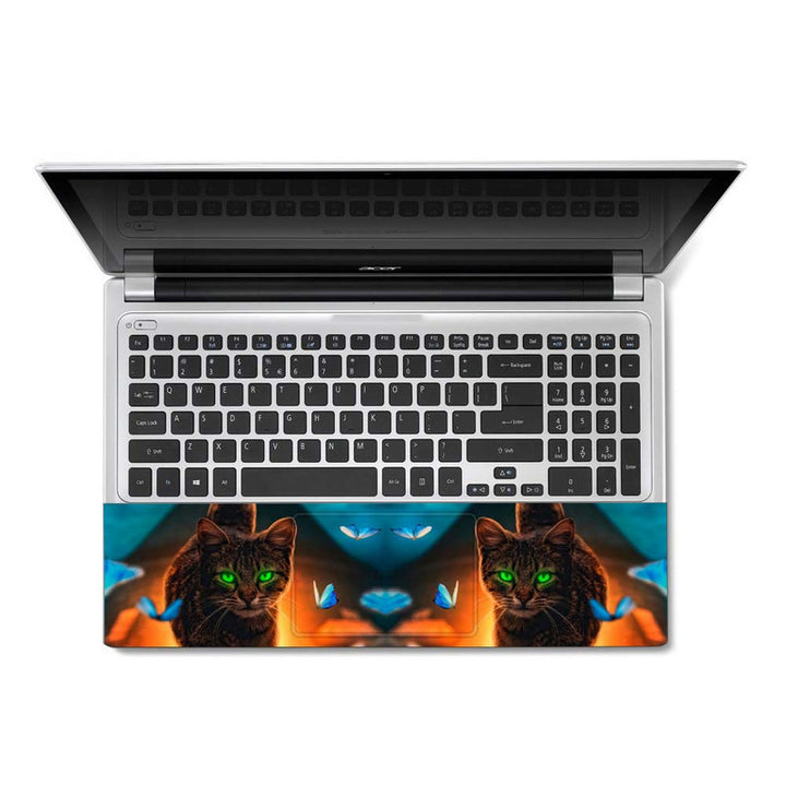 Full Panel Laptop Skin - Cat Digital Art