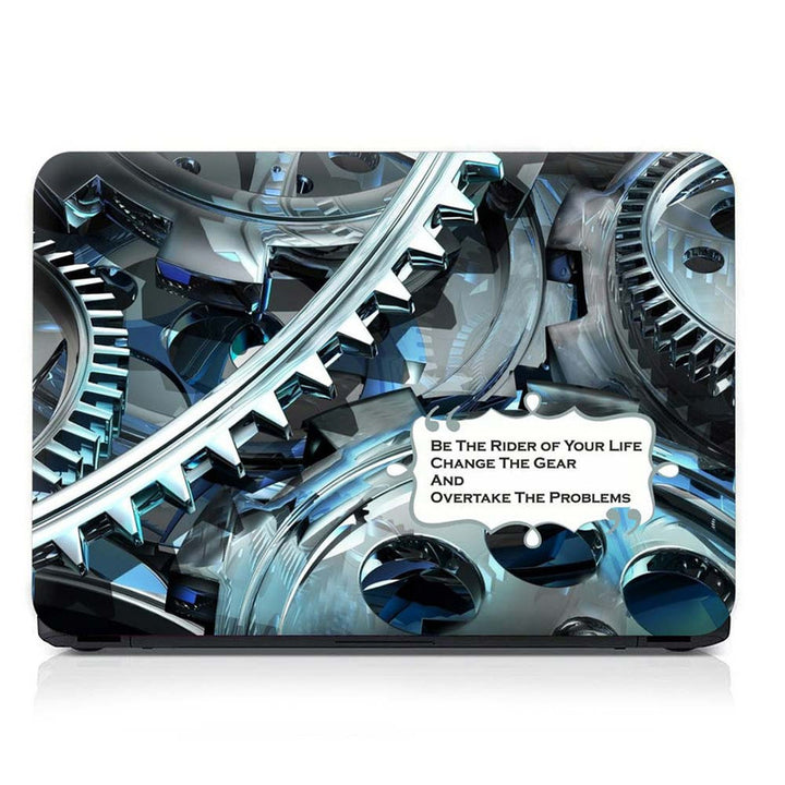 Full Panel Laptop Skin - Change The Gear