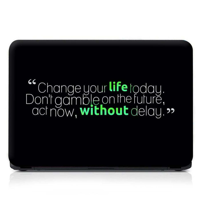 Full Panel Laptop Skin - Change Your Life