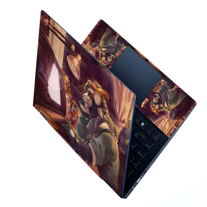 Full Panel Laptop Skin - Chill Out Art