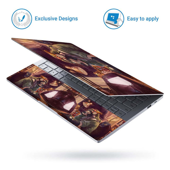 Full Panel Laptop Skin - Chill Out Art