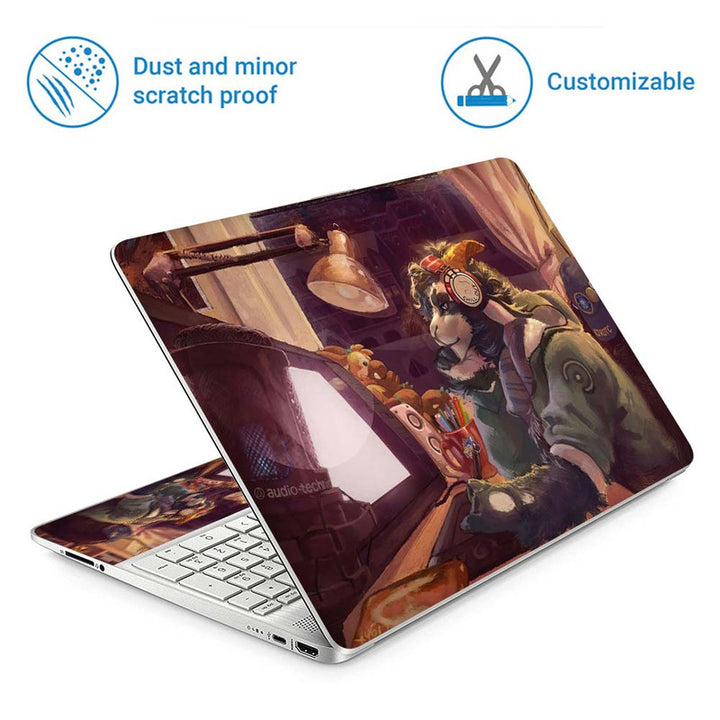 Full Panel Laptop Skin - Chill Out Art