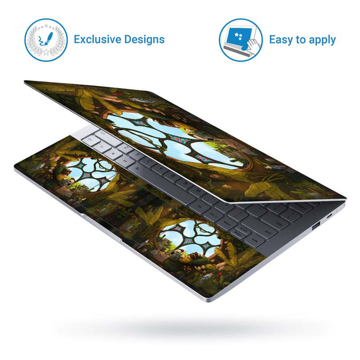 Full Panel Laptop Skin - Chillhop Raccoon