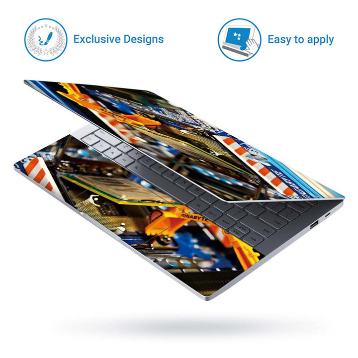 Full Panel Laptop Skin - Circuit Technology