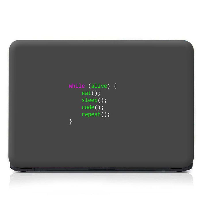 Full Panel Laptop Skin - Code Repeat