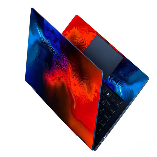 Full Panel Laptop Skin - Colour Mix Abstract