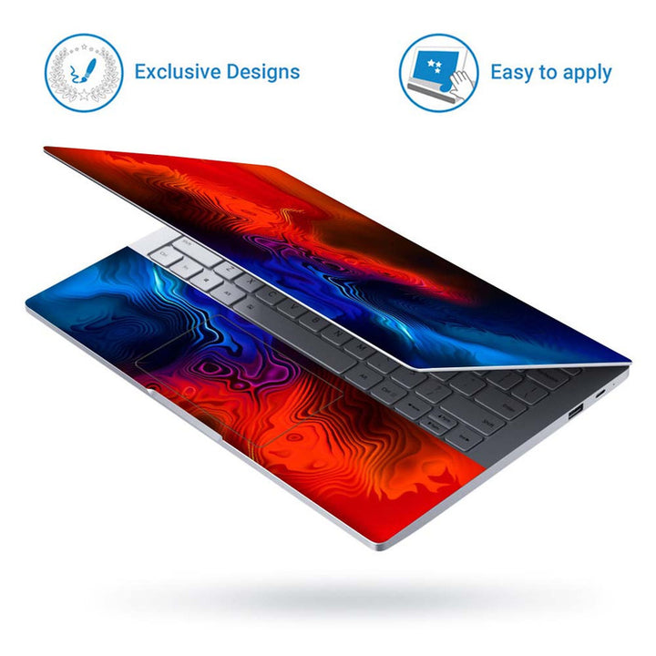 Full Panel Laptop Skin - Colour Mix Abstract