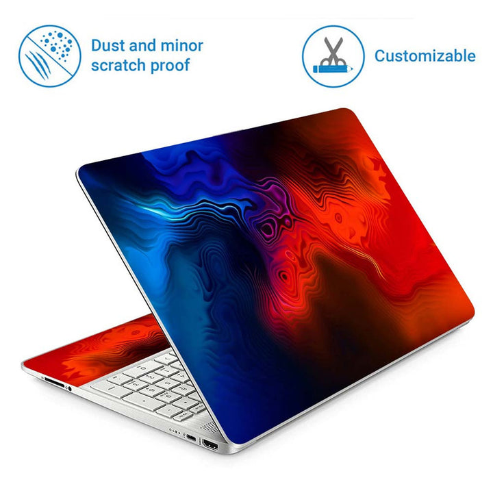 Full Panel Laptop Skin - Colour Mix Abstract