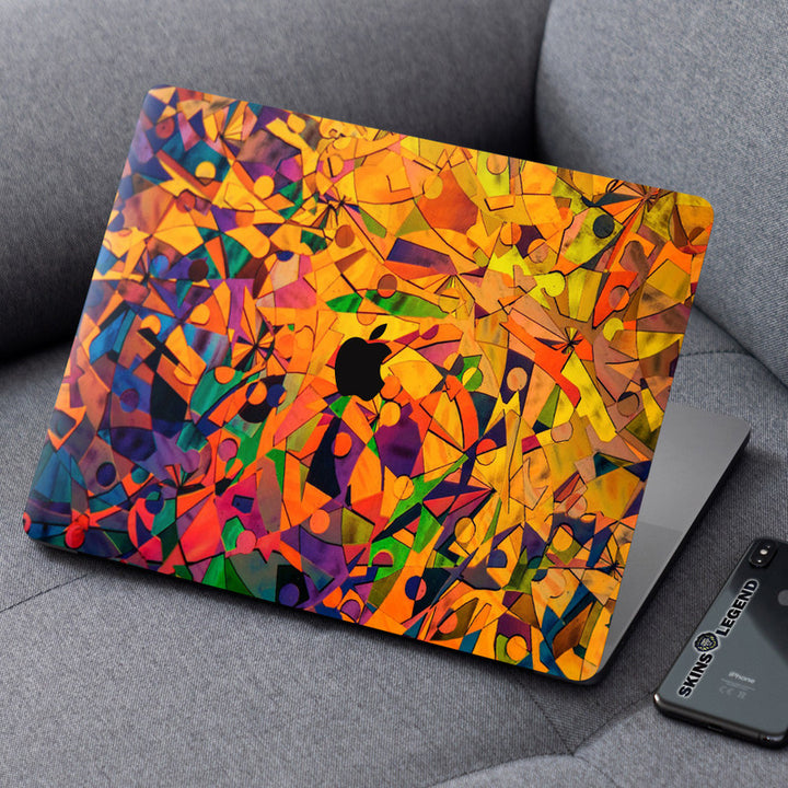 Laptop Skin for Apple MacBook - Colourfull Abstract - SkinsLegend