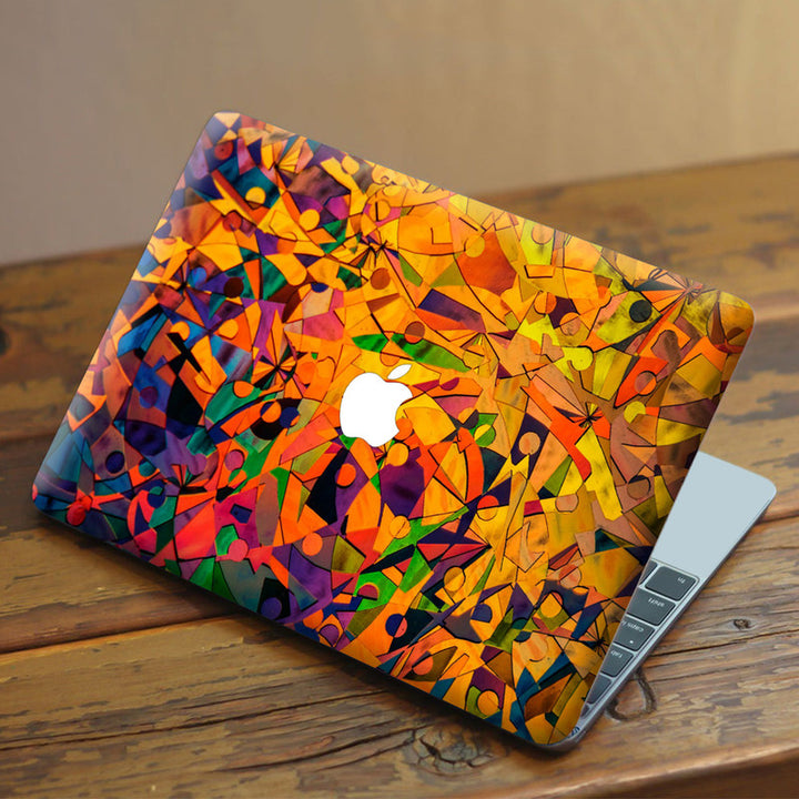 Laptop Skin for Apple MacBook - Colourfull Abstract - SkinsLegend