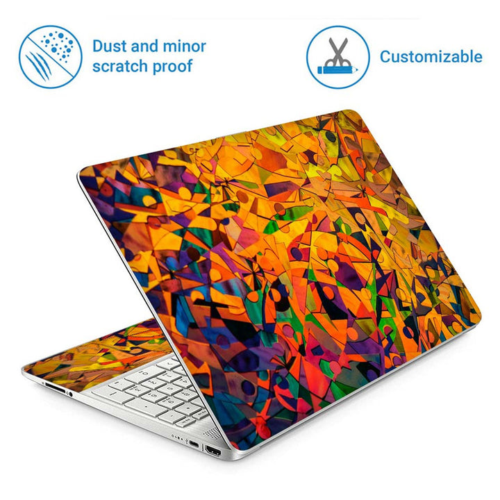 Full Panel Laptop Skin - Colourfull Abstract