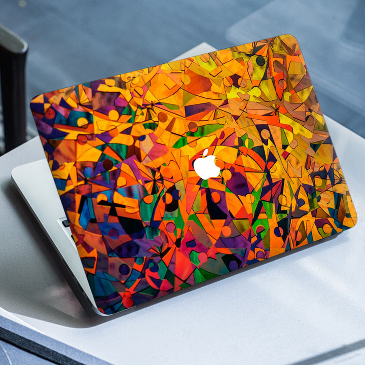 Laptop Skin for Apple MacBook - Colourfull Abstract - SkinsLegend