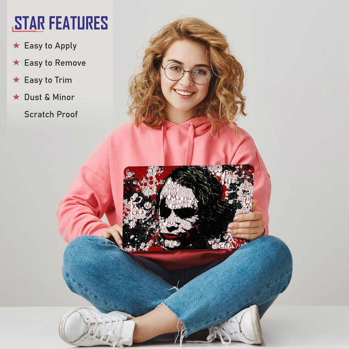 Full Panel Laptop Skin - Crazy Joker