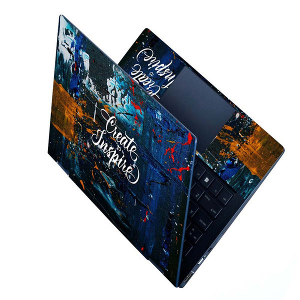 Full Panel Laptop Skin - Create to Inspire Canvas Art