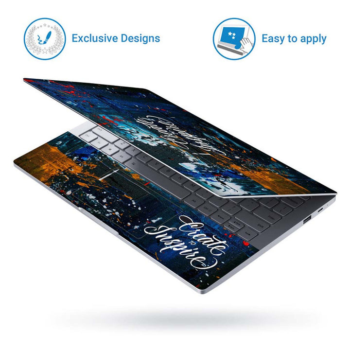 Full Panel Laptop Skin - Create to Inspire Canvas Art