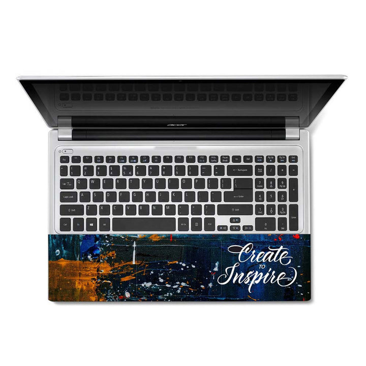 Full Panel Laptop Skin - Create to Inspire Canvas Art