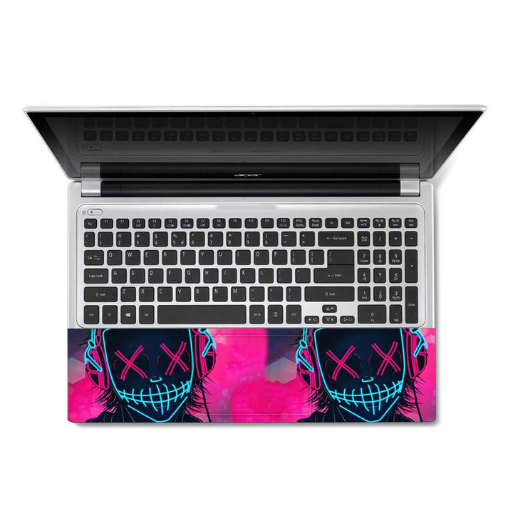 Full Panel Laptop Skin - Cross Eyes