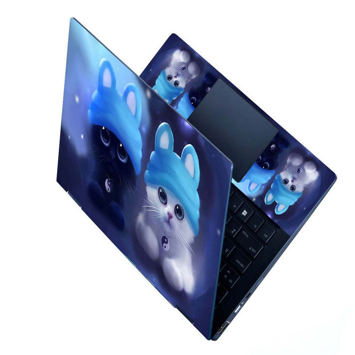 Full Panel Laptop Skin - Cute Cat