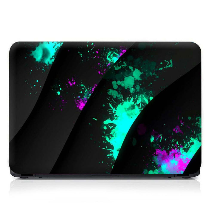 Full Panel Laptop Skin - Cyan Swirl