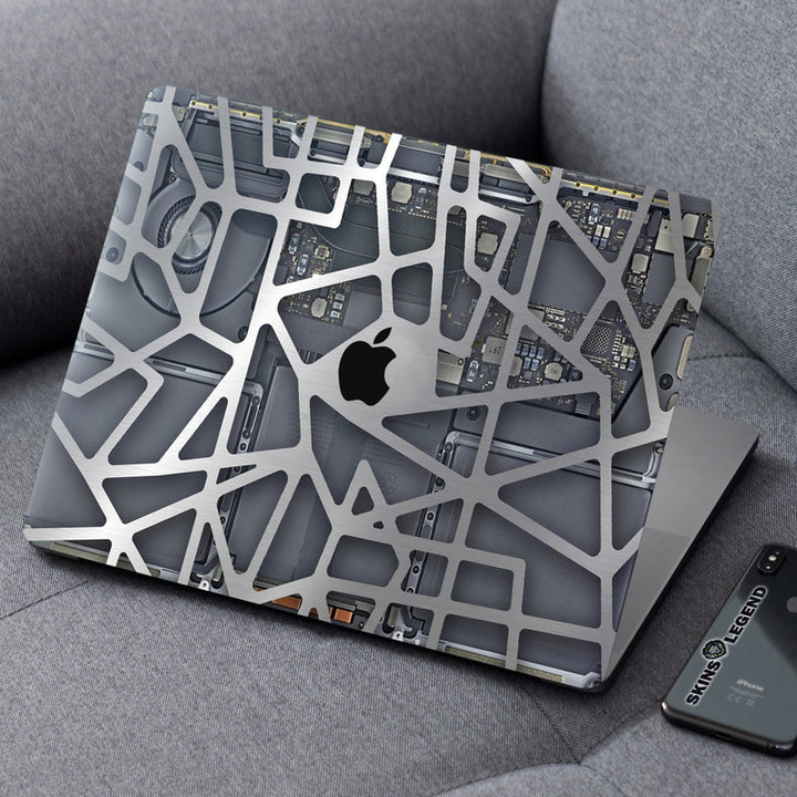 Laptop Skin for Apple MacBook - Dark Grey Motherboard - SkinsLegend