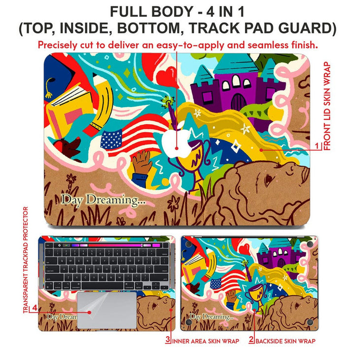 Laptop Skin for Apple MacBook - Day Dreaming Kids - SkinsLegend