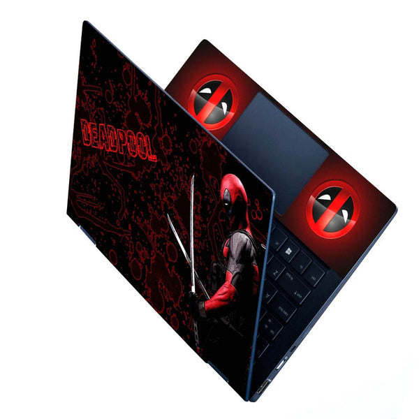 Full Panel Laptop Skin - Deadpool Red