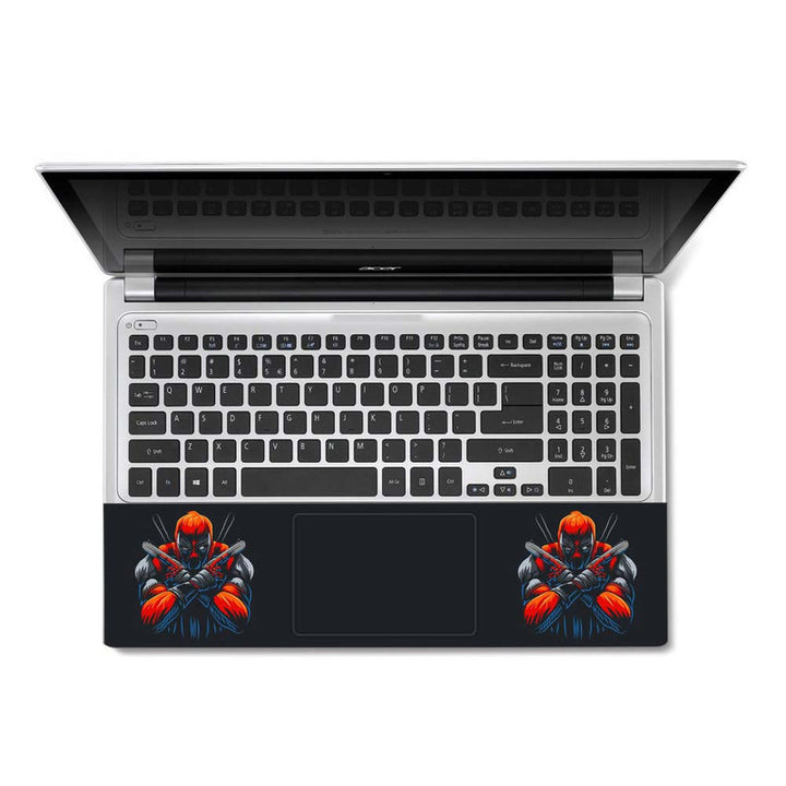 Full Panel Laptop Skin - Deadpool with Guns