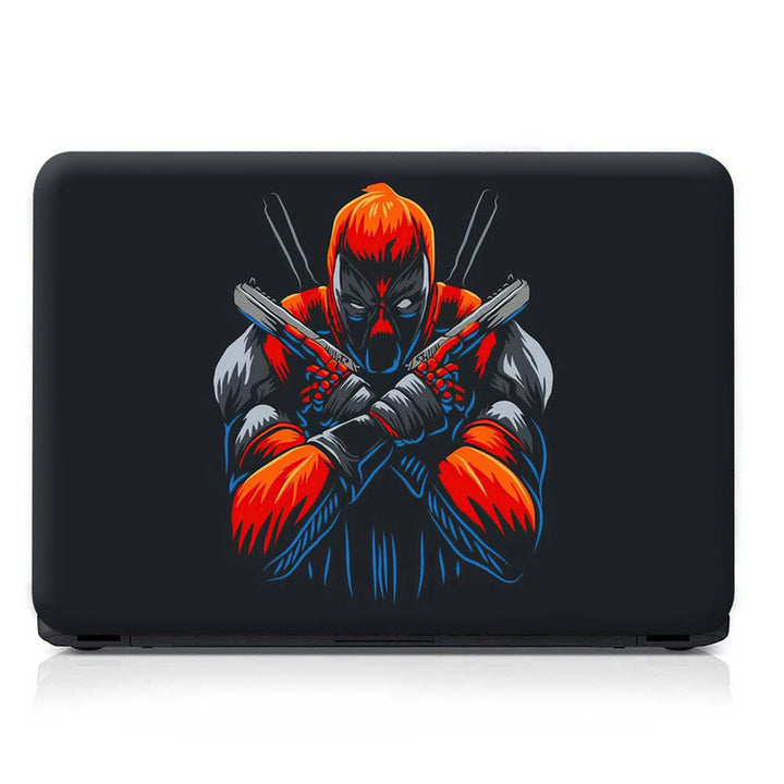 Full Panel Laptop Skin - Deadpool with Guns