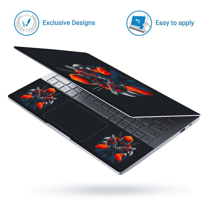 Full Panel Laptop Skin - Deadpool with Guns