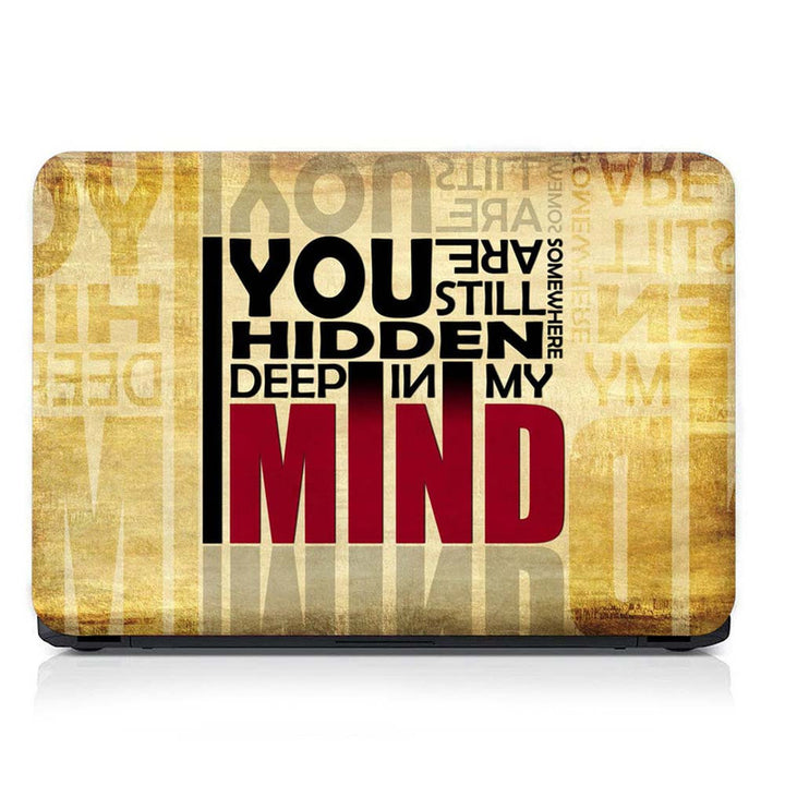 Full Panel Laptop Skin - Deep in My Mind