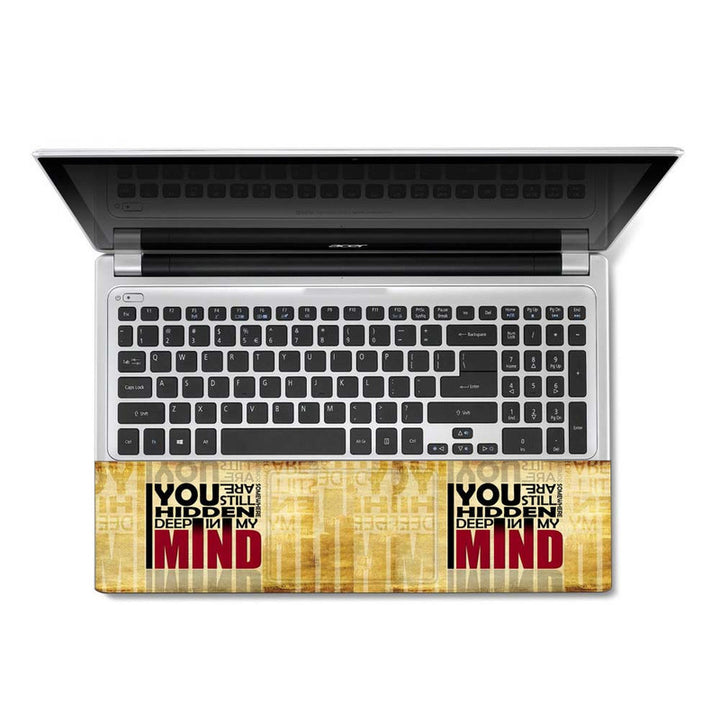 Full Panel Laptop Skin - Deep in My Mind