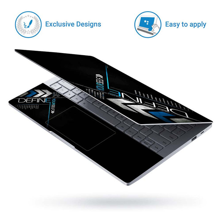 Full Panel Laptop Skin - Define Yourself