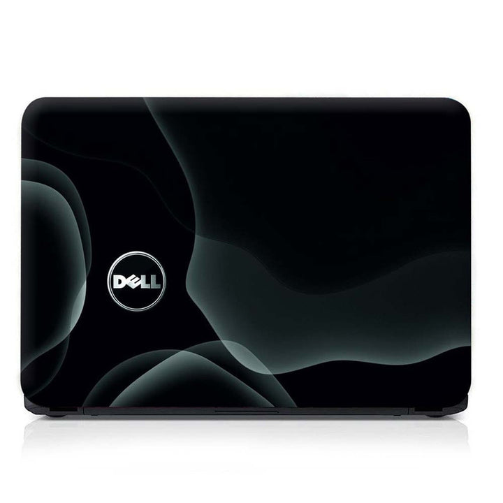 Full Panel Laptop Skin - Dell Grey Shade Abstract