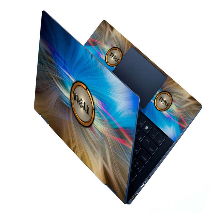 Full Panel Laptop Skin - Dell Logo Art