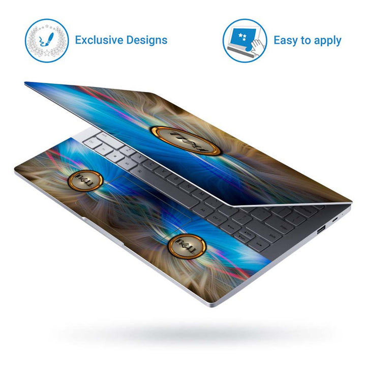 Full Panel Laptop Skin - Dell Logo Art