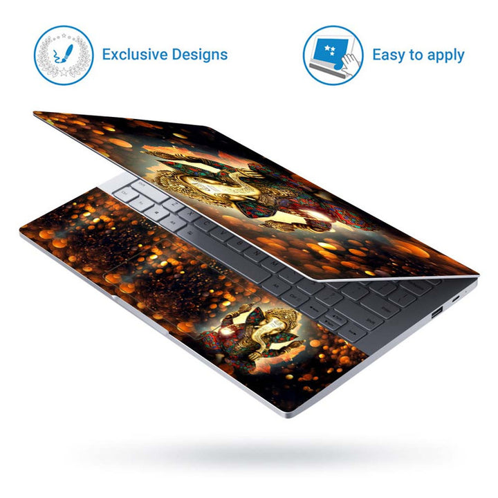 Full Panel Laptop Skin - Diamond Ganesh