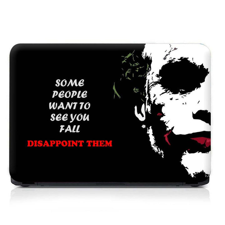 Full Panel Laptop Skin - Disappoint Them Joker