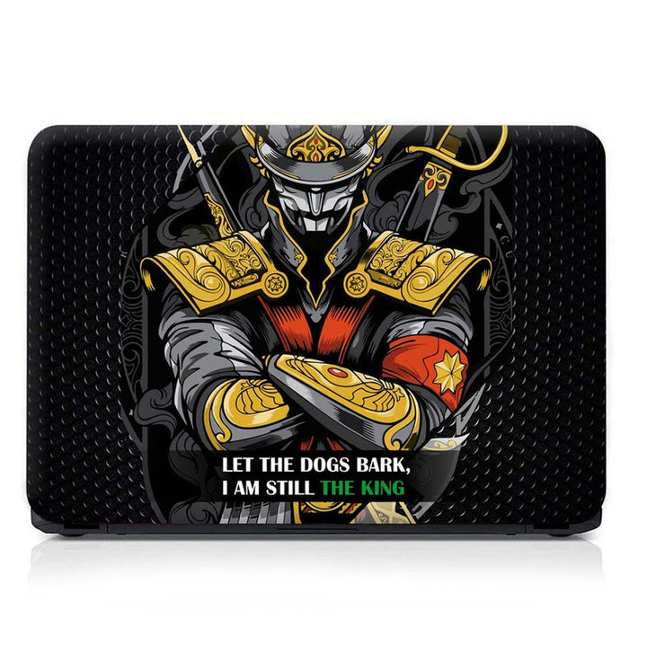 Full Panel Laptop Skin - Dogs Bark the King