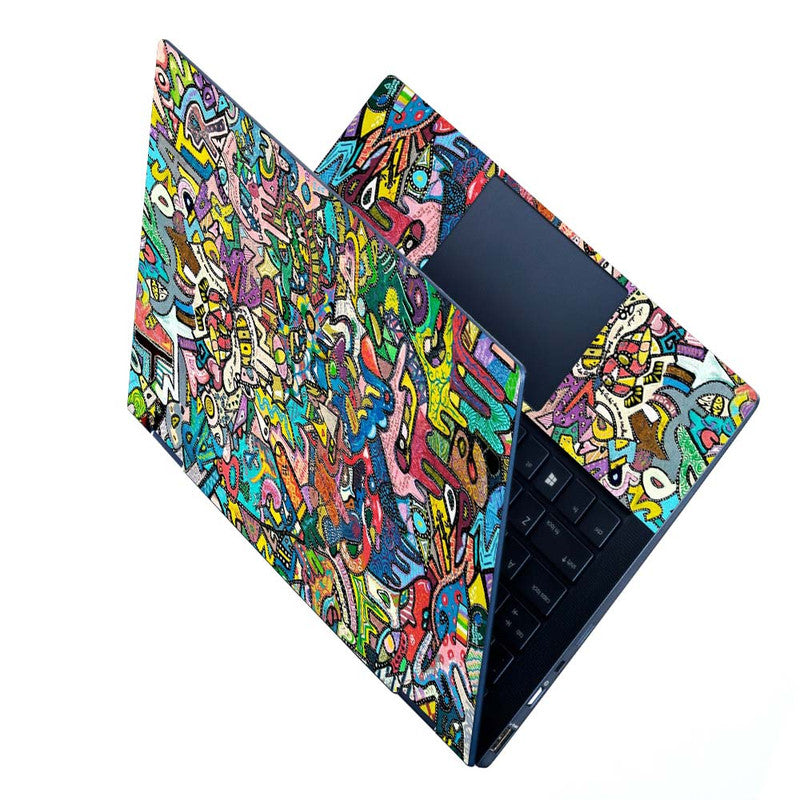 Full Panel Laptop Skin - Dotted Paisley – SkinsLegend